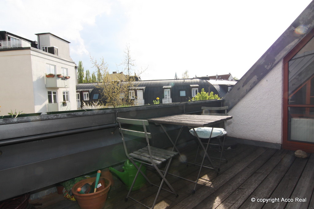 Blick vom Balkon